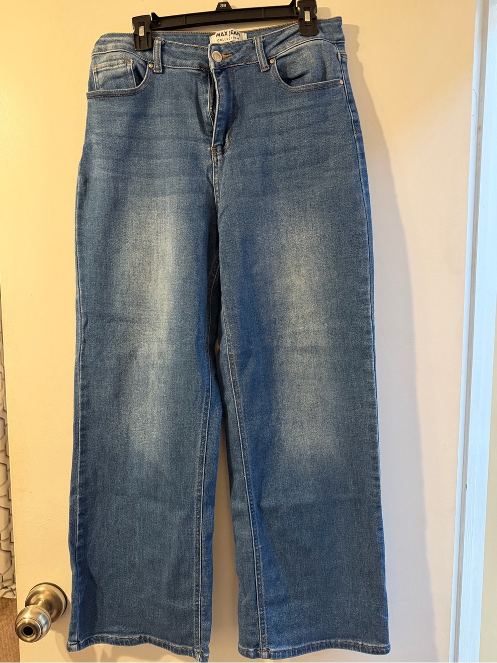Wax Jean Medium Blue Wide Leg Women's Jeans